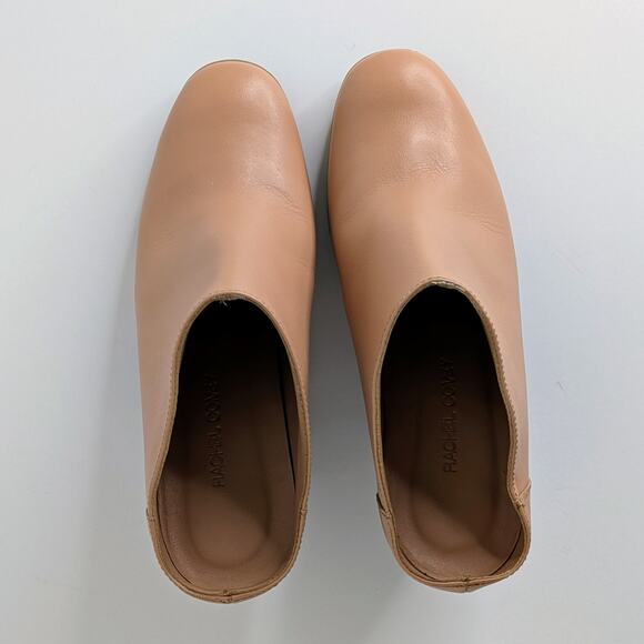 Rachel Comey Mars Mule 6 Nude Leather Block Heel Clog Minimalist - Picture 11 of 15